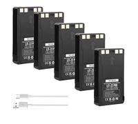 (5pcs) SCESMIA LIT-22 Rechargeable Battery for Flex-M Flex G-36 Flex-S Flex-Plus Flex Series Spypoint 7000mAH Includes Type-C Cable