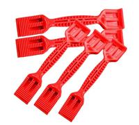 5PCS Screen Rolling Tool Set, ABS Plastic Glazing Shovel for Window Door Sealing Strip Installation, Red Roller Tools for DIY Home Repair