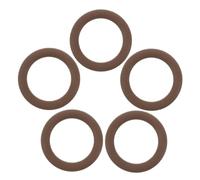 5pcs Scuba Tank O Ring Kit for Diving Cylinder Valves, Fluororubber | Universal Fit for Air Tank Outlets, Heat and Resistance, Brown Seals for Dive Shops