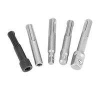 5Pcs SDS Plus Steel Socket Adapter Hex Shank Extension Drill Tool Accessories Hammer Drill Chuck Conversion