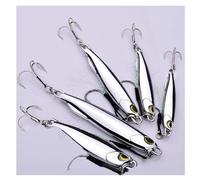 5pcs Sea Fishing Lure Set - Metal Jigging Spoons, Trolling Tackle Hard Bait 40g for Bass Sea Fishing All Waters Freshwater Saltwater