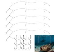 5pcs Sea Fishing Rigs, Beach Casting Rigs for Flounder, Whiting, Bass, and Plaice | Durable Anti-Tangle Design | Ready to Use for Shore Fishing