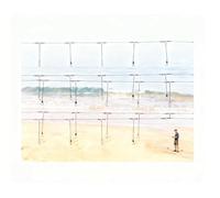 5pcs Sea Fishing Rigs, Pre-Tied Flapper Rigs with Long Shank Hooks, Sizes 1, 2/0 for Beach Casting, Shore Fishing - for Flounder, Whiting, Bass, Plaice