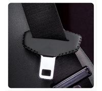 5pcs Seat Belt Buckle Cover, for Renault Laguna Ⅲ Grandtour Station wagon 2010-2015, adhesive-based non-destructive installation, scratch-resistant protection,Black