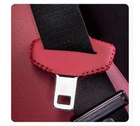 5pcs Seat Belt Buckle Cover, for Suzuki kizashi Sedan 2009-2016, adhesive-based non-destructive installation, scratch-resistant protection,Red