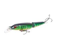 5pcs Section Hard Fishing Lures 9g 10.5cm Luminous Fish Baits | Abc Build, Tear Resistant Body, Fish Shaped Design, Five Styles, for Fishing Contestants and Enthusiasts