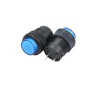 5PCS Self-lockin 16MM Latching/Momentary Push Button Switch with 5Color LED Lighting 4Pin R16-503/AD R16-503/BD(Green,LED LAMP_SELF RECOVERY)