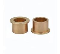 5PCS Self-Lubricating Brass Flange Bearings - Powder Metallurgy Oil Bushings for Optimal Equipment Efficiency(10x16x20x22x3mm)