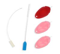 5pcs Serger Needle Threader Colourful Simple Threader for Punch Needles Long Needle Threaders Embroidery Floss Cross Stitch DIY Sewing Craft Works overlocker Threaders Set for Needles and Looper