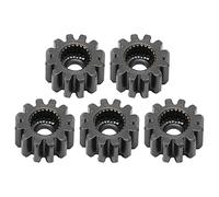 5PCS Servo Spur Gear Set, High-Quality Steel Construction, 24 Internal Tooth Spline, Module 0.8, for Industrial Applications, Delivers Various Torsion and Drive Ratios (12 Teeth)