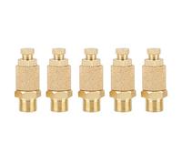 5pcs/Set 1/8 BSP Brass Pneumatic Silencer air Flow Speed Control Gas Silencer