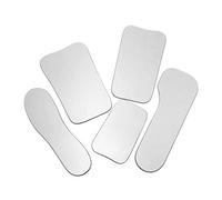 5Pcs/Set 2 Sided Pofessional Dental Occlusal Photographic Mouth Mirror Rhodium Plated Glass Intraoral Autoclavable