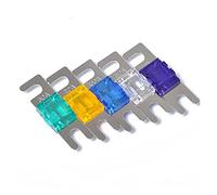 5Pcs/Set 30/40/60/80/100A Nickel Plated Car Stereo Audio 32V AFS Mini ANL Fuses Auto Stud Fuses Circuits Protection Fuse Protected circuits