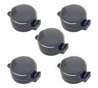 5pcs/Set Adhesive Deadbolts Covers Childproof Security Protector for Glass Door Clear Design Easy Installation Transparent Deadbolts Protector