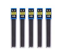 5Pcs/set Automatic Pencil Lead Refill, 0.3mm 0.5mm 0.7mm 0.9mm HB Pencil Refills, Art Drawing Mechanical Pencil Replaceable Refills(0.5mm)