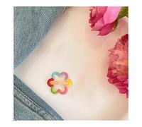 5Pcs/Set Broken Hair For Girls Bangs Side Clips That Do Not Damage Hair Childrens Candy-colored Hairpins Cute Flower Clips(Plum blossom,1set)