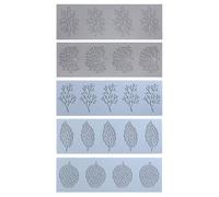 5pcs/Set Coral Leaf Lace Mat Cake Mold Sugar Craft Silicone Pad Fondant Decorating Tools Kitchen Storage Cabinets with Doors and Shelves and Drawers