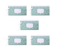 5Pcs / Set Flipped Lid Wet Container Leakproof Proof Technology Compact Size for Purses Backpacks Baby Dispenser Bag