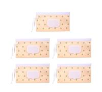 5Pcs / Set Flipped Lid Wet Container Leakproof Proof Technology Compact Size for Purses Backpacks Baby Dispenser Bag