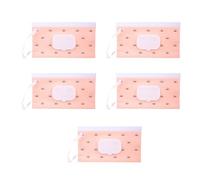 5Pcs/Set Flipped Lid Wet Container Leakproof Proof Technology Compact Size for Purses Backpacks Compact Storage Bag