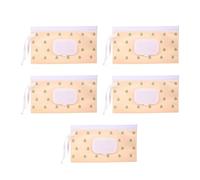 5Pcs/set Flipped Lid Wet Container Leakproof Technology Compact Size For Purses Backpacks Compact Storage Bag