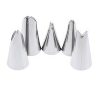 5Pcs/Set Latest Icing Piping Pastry Tips for Cake Decorating Versatile Leaves Nozzles Stainless