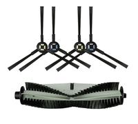 5Pcs/set Main Brush + Side Brush For Ilife A9s A9 A7 A80 Plus A10s L100 Robotic Vacuum Cleaner Replacement Parts Accessories Commendable
