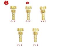 5pcs/Set Motorcycle Carburetor Slow Pilot Jet Available Size 40-42-45-48-50 For K&eihin CV CVK FCE CARB N424-25 Injector Nozzle