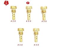 5pcs/Set Motorcycle Carburetor Slow Pilot Jet Available Size 40-42-45-48-50 For K&eihin CV CVK FCE CARB N424-25 Injector Nozzle