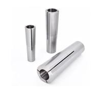5pcs/ Set MT3 MT2 Collet Set Chuck D4 6 8 10 12mm ms Spring Collet Morse Taper Spring Collet Thread M10 Collet Chuck CNC milling(5PCS MT4 Collet (A))