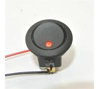 5Pcs/Set ON/OFF 12V Round Rocker Dot Switch Waterproof LED Light Luminescence Toggle Switches(Random 5pcs)