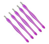 5PCS/Set Remover Nail Art Fork Cuticle Remover Nipper Pusher Trimmer Stainless Steel Pedicure Nails Care Nail Tools,AQ16690