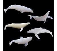 5Pcs/Set Sea Marine Animal Model Playsets Display for Play Epoxy Resin Filler Craf Fish Molds Silicone Resin