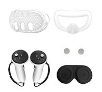 5pcs Set Silicone Face Cover Lens Protective Replacement for Meta Quest3 VR Accessories