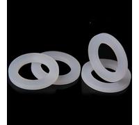 5pcs/Set Silicone Flat Gasket O-Ring Seal Washer Ring Plumbing Faucet Pipe Joint Washer Sealing Ring I.D.20-40mm (Size : 20MM)
