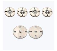 5Pcs/Set Snap Buttons Metal Buckle Buttons Invisible Buckle for Coat Clothing Sewing Accessories