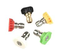 5pcs/Set Sprayer Nozzle Tip 1/4Inch Washer Tool Car Wash Metal Lances Nozzle High Pressure Quick Connector Water Washing Quick Connector