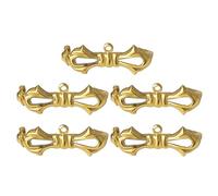 5Pcs/set Suit Collar Fixed Pin Bowknot All-matched Brooch Fashion Temperament Corsage Pin Clothing Accessory Bowknot Brooches For Women