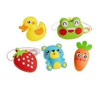 5PCS Sewing Fun for Kids CHUNLINLAODA-Kids Sewing Kit Play n Learn Sewing Kit Childrens Sewing Kits Fun Sewin/g DIY Craft Ornaments Kid/s Educational Sewing Toys for Beginner Learn to Sew