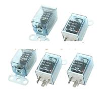 5Pcs SG152 DC12V SG252 DC24V Replacement 130W LED Light Indicator Lamp 3 Pin Car Flasher Relay(SG152 12VDC)