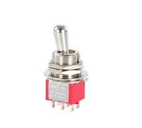 5Pcs SH T80-T Series Lever Toggle Switch 12mm 5A 125VAC IDGTTLDF(6PIN ON ON)