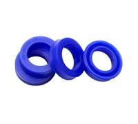 5pcs Shaft Hydraulic Seal, Id 8-19mm Polyurethane Piston Shaft Piston Rod Single Lip U Cup Oil Seals, 10x16x8(5pcs), One Size