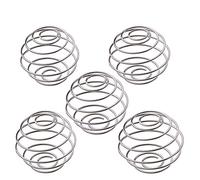 5PCS Shaking Cup with Stainless Steel Spring Ball Protein Powder Mixing Ball (1.97x1.77 inch)