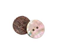5pcs Shell Buttons Mother of Pearl Round Button Garment Sewing Accessories Scrapbooking Craft Embellishments for Crafts DIY Knitting Sewing(17mm)