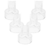 5pcs Silicone Anti Backflow Valves for Electric Breast Pump Parts | Food Grade Silicone, Duckbill Design, Compact Lightweight Build, Leak Reduction for Pumping and Milk Storage