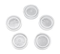 5Pcs Silicone Bracelet Mold, DIY Toroidal Silicone Mould for Resin Craft, Easy Demoulding Silica Gel Mold with Glossy Interior, Includes 5 Reusable Molds for Jewelry