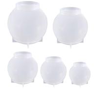 5pcs Silicone Crystal Ball Mold for DIY Casting Crafts Making Sphere