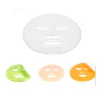5Pcs Silicone DIY Mask Disc Self-Made Face Mold Mould Masks Mould-Free Seaweed Mask Mould Tray (White)