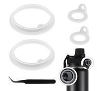 5pcs Silicone Replacement Gaskets for Takeya Actives Lid, with Tweezers, Leak-Proof Seal Ring for 18/22/24/32/40oz Water Bottles