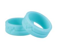 5Pcs Silicone Rings for Women Men, Blue Fashion Finger Jewelry for Party | Soft Flexible Material, Simple Style Design, Suitable for Bachelor Events and Everyday Life Wear